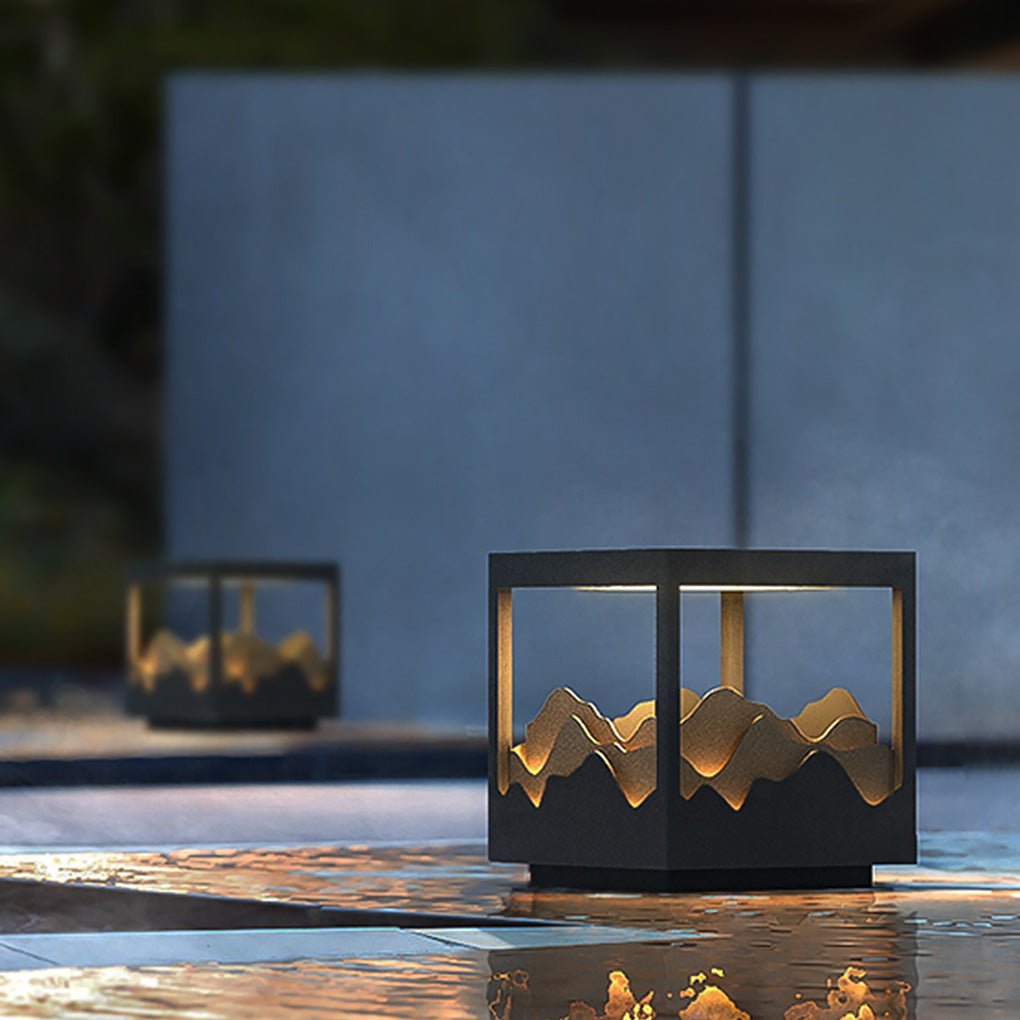Outdoor Waterproof LED Courtyard Atmosphere Lamp Three-dimensional Landscape Design Courtyard Lamp - Lamp Outdoor