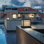 Outdoor Waterproof LED Post Lights Solar Landscape Decorative Lighting - Lamp Outdoor