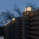 Outdoor Waterproof LED Post Lights Solar Landscape Decorative Lighting - Lamp Outdoor