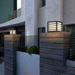 Outdoor Waterproof LED Post Lights Solar Landscape Decorative Lighting - Lamp Outdoor