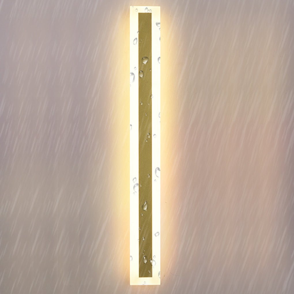 Outdoor Waterproof Rust-proof Minimalist Linear LED Wall Sconces Garden Lights - Lamp Outdoor