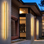 Outdoor Waterproof Rust-proof Minimalist Linear LED Wall Sconces Garden Lights - Lamp Outdoor
