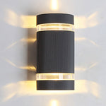 Square Round Waterproof Up And Down Lighting LED Modern Wall Sconces - Lamp Outdoor