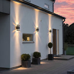 Square Round Waterproof Up And Down Lighting LED Modern Wall Sconces - Lamp Outdoor