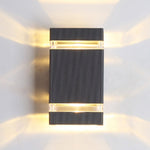 Square Round Waterproof Up And Down Lighting LED Modern Wall Sconces - Lamp Outdoor