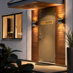Square Round Waterproof Up And Down Lighting LED Modern Wall Sconces - Lamp Outdoor