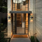 Square Round Waterproof Up And Down Lighting LED Modern Wall Sconces - Lamp Outdoor