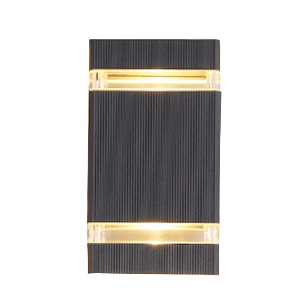 Square Round Waterproof Up And Down Lighting LED Modern Wall Sconces - Lamp Outdoor
