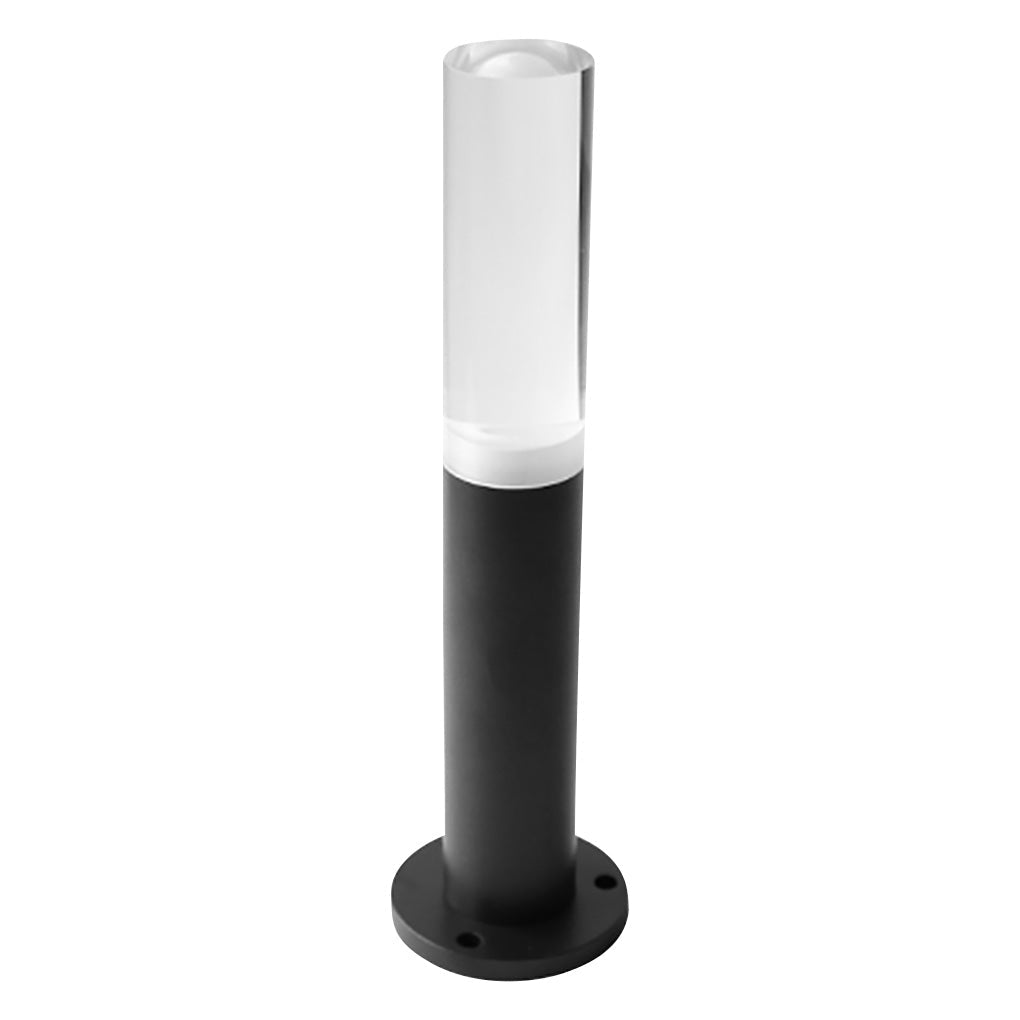 Transparent Acrylic Shade Aluminum Waterproof Modern Pathway Bollard Lights - Lamp Outdoor