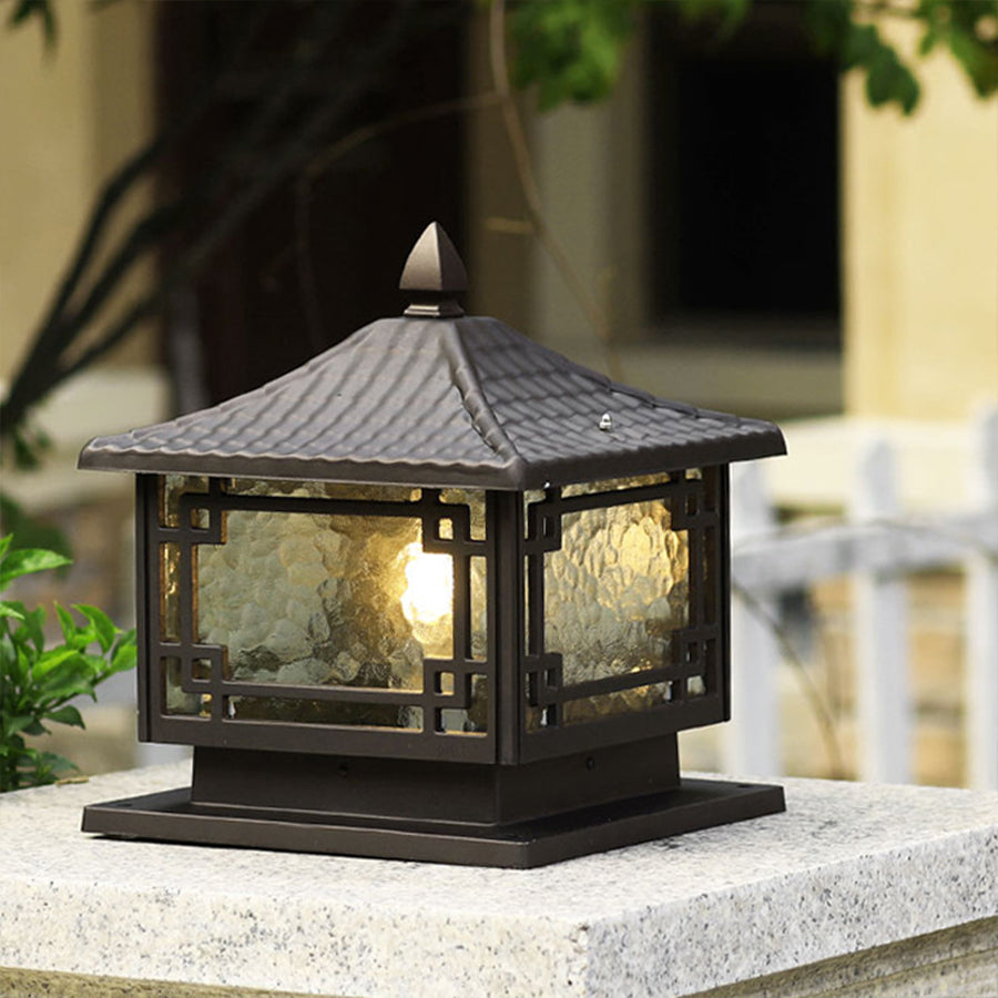 Waterproof Outdoor Garden Pillar Lights European style - Lamp Outdoor