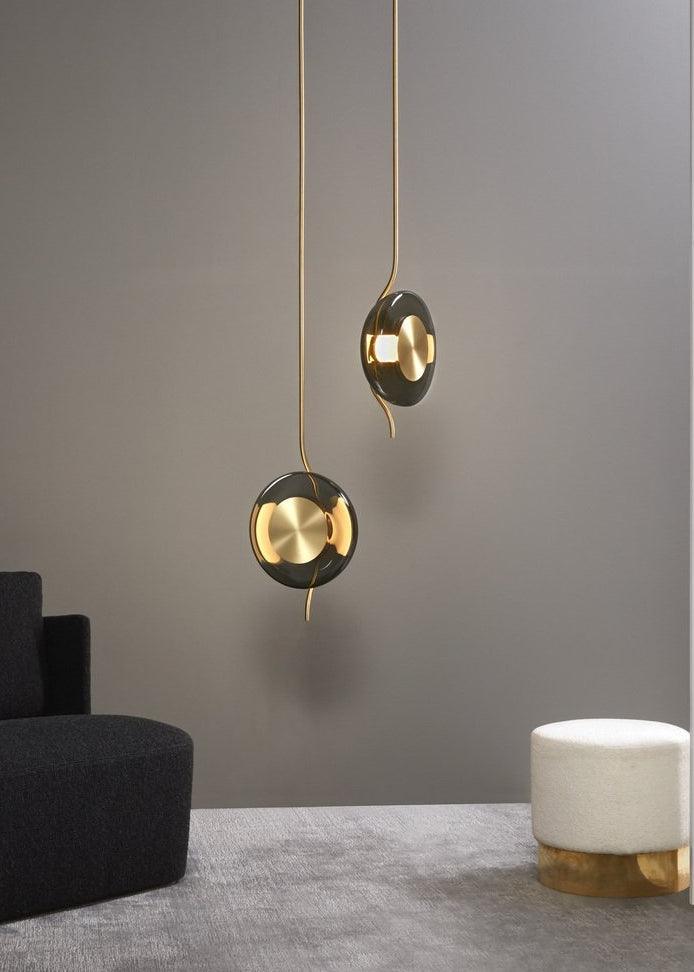 Umirus Modern Minimalist Glass Metal Pendant Lamp - Lamp Outdoor