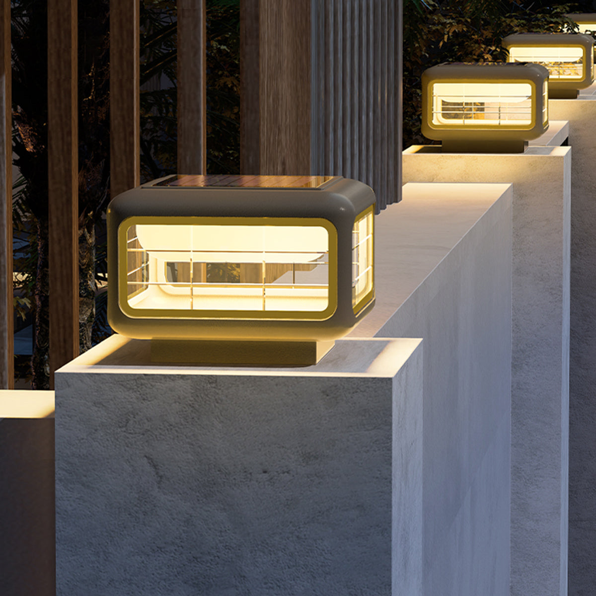 Waterproof Outdoor Pillar Light Modern Minimalist Style - Lamp Outdoor
