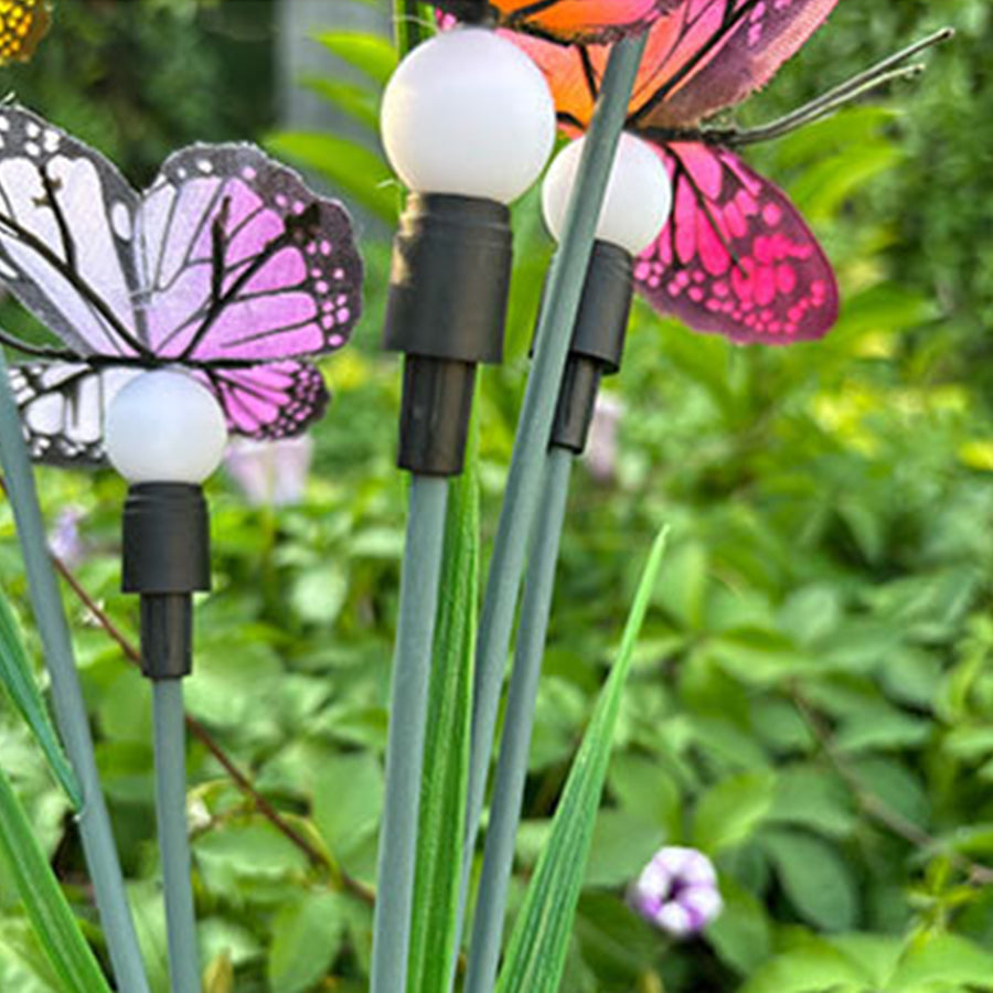 Six-Head Butterfly Solar Garden Lights - Lamp Outdoor