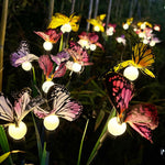 Six-Head Butterfly Solar Garden Lights - Lamp Outdoor