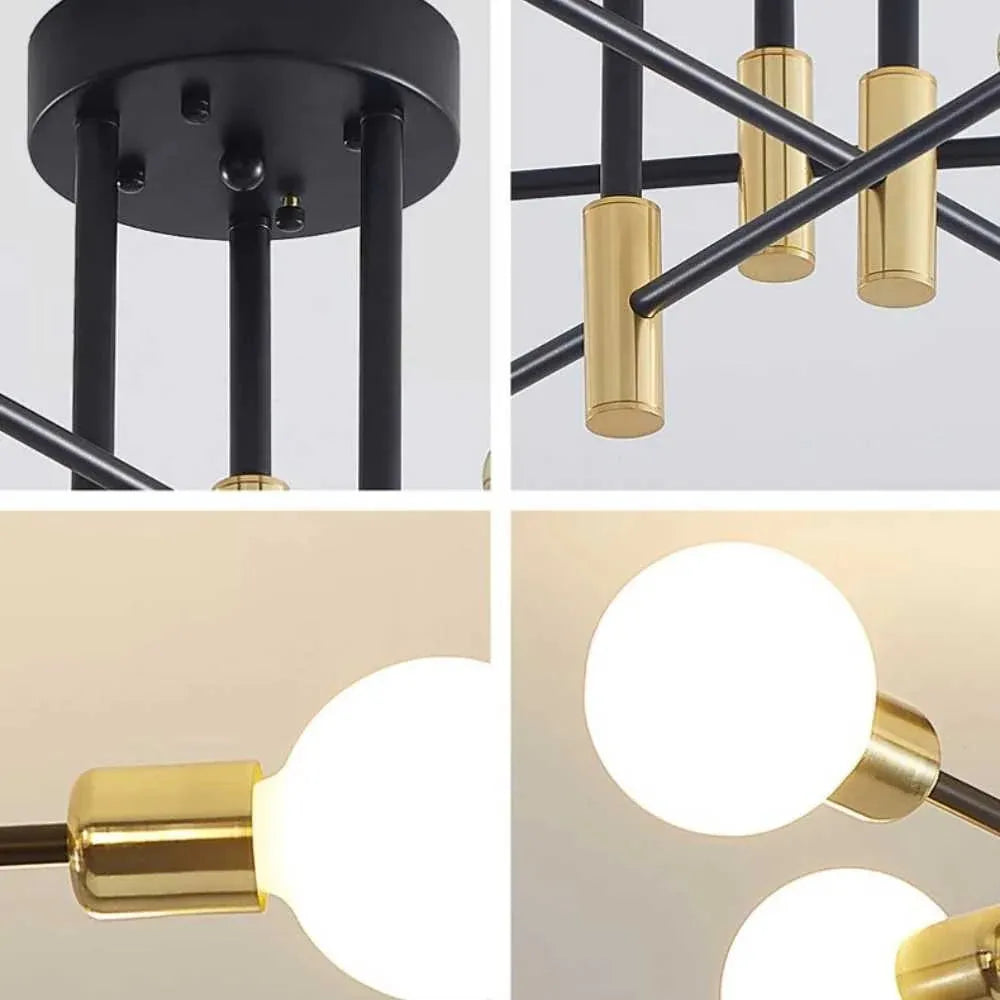Lindsy Retro Satellite Shape Ceiling Light - Lamp Outdoor
