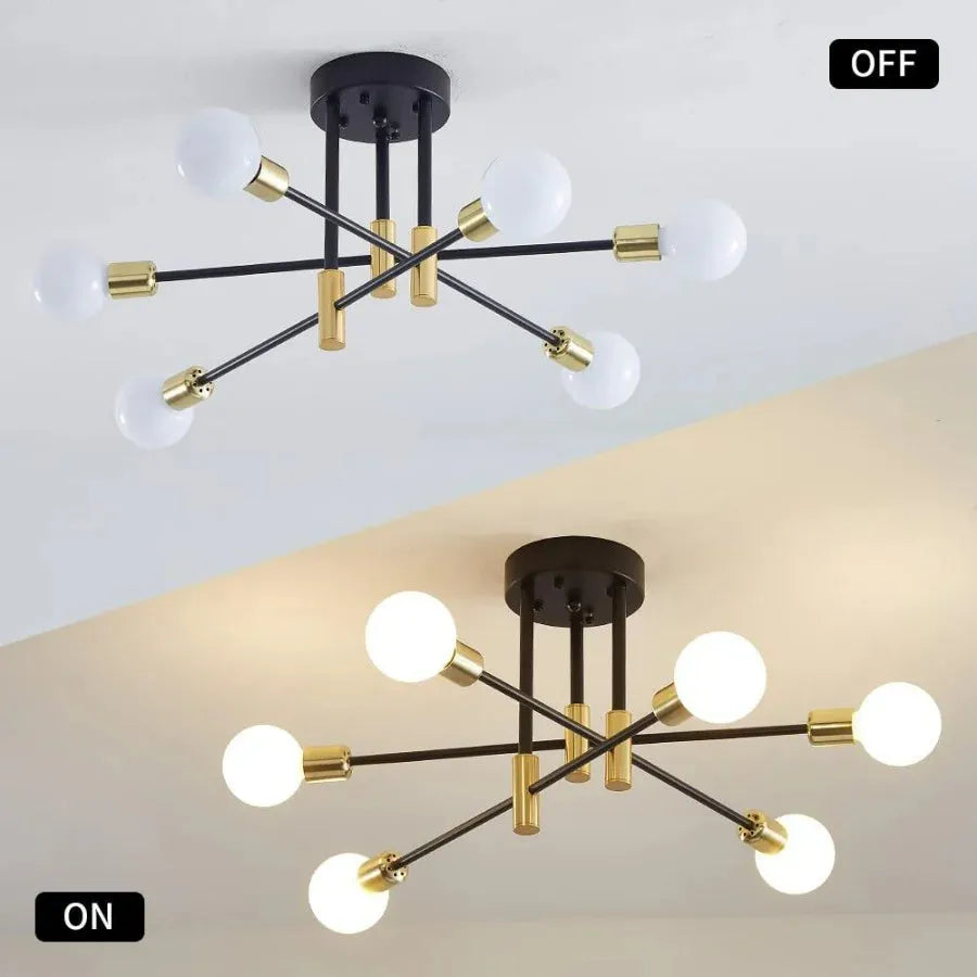 Lindsy Retro Satellite Shape Ceiling Light - Lamp Outdoor
