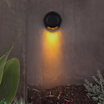 Modern Round LED Surface Flush Mounted Step Light Landscape Waterproof Decking Lights - Lamp Outdoor