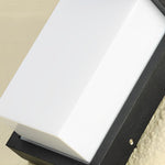 Rectangular Waterproof LED 10W Black Modern Outdoor Wall Light Fixture - Lamp Outdoor