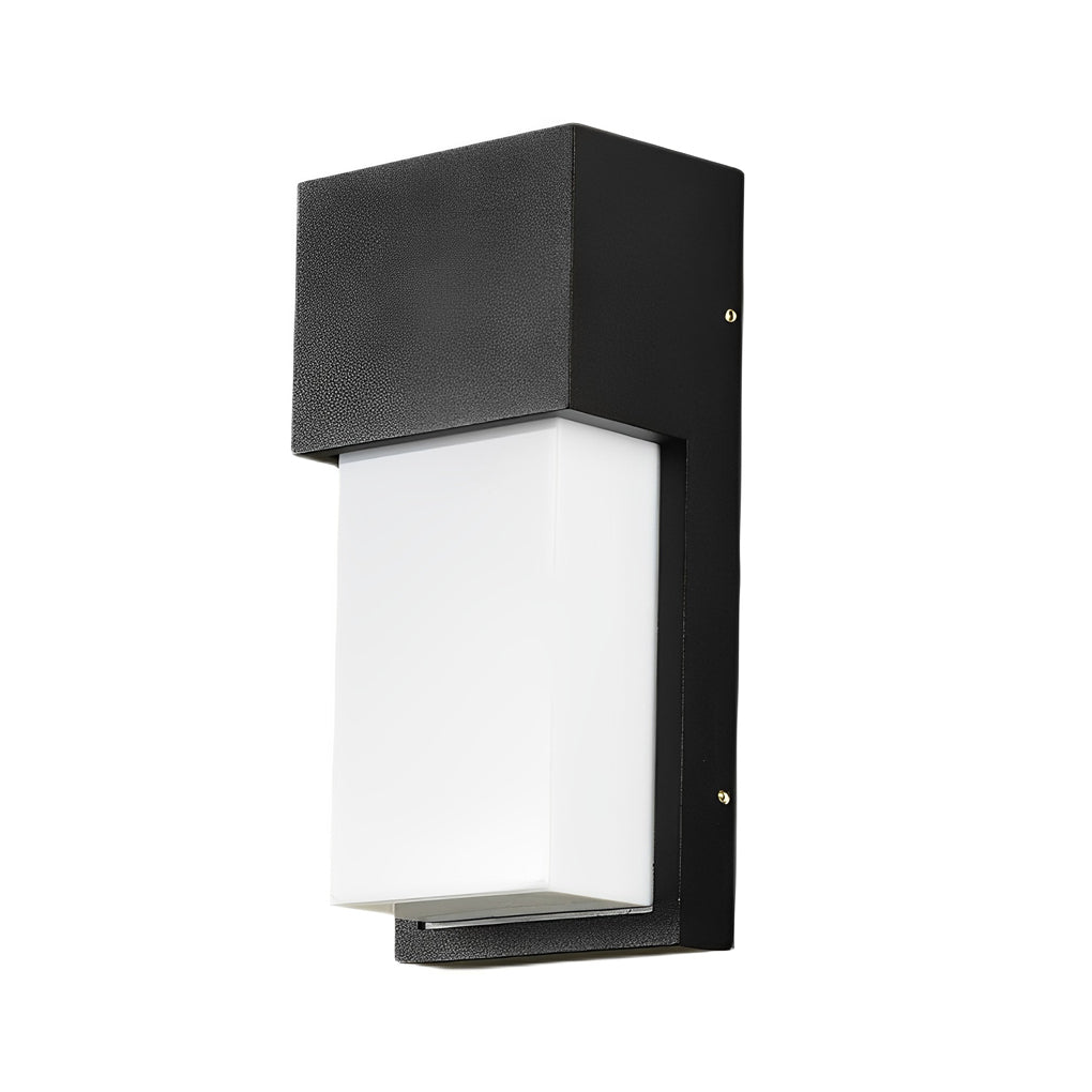 Rectangular Waterproof LED 10W Black Modern Outdoor Wall Light Fixture - Lamp Outdoor