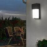 Rectangular Waterproof LED 10W Black Modern Outdoor Wall Light Fixture - Lamp Outdoor