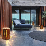 Resin Tree Stump Outdoor Light Rustic Decorative Garden Lawn LED Lamp - Lamp Outdoor