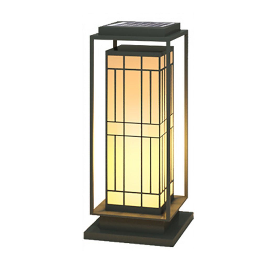 Asian Inspired Solar Path Lights Elegant Retro LED Decor for Outdoor Spaces - Lamp Outdoor