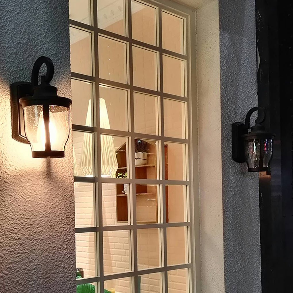 Retro Creative Waterproof Bubbles Glass Vintage Outdoor Wall Lights - Lamp Outdoor