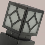 Elegant Solar-Powered Square Bollard Light Retro European Garden Lighting - Lamp Outdoor