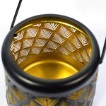 Retro Iron Mesh Solar Lanterns 2PCS LED Outdoor Hanging Lights - Lamp Outdoor