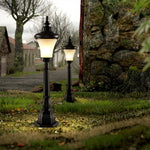 Vintage High Pole Garden Light Elegant Retro Outdoor Post Lighting - Lamp Outdoor