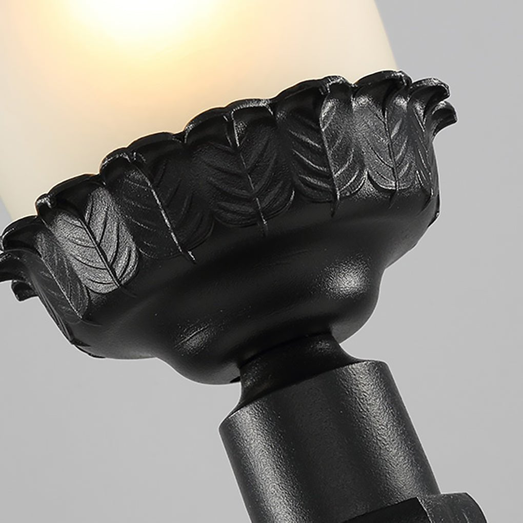 Vintage High Pole Garden Light Elegant Retro Outdoor Post Lighting - Lamp Outdoor
