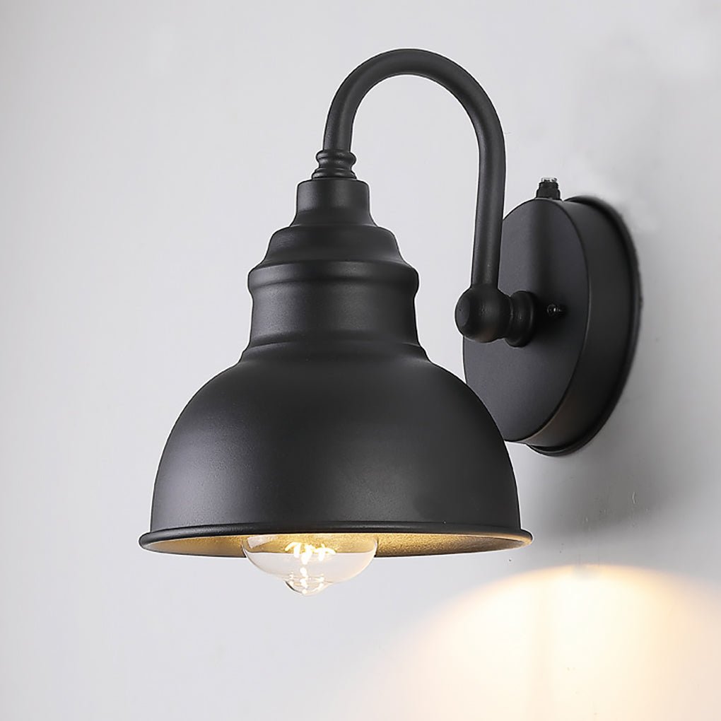 Retro Outdoor Waterproof Balcony Exterior Wall Light Gate Light with Light Sense - Lamp Outdoor
