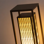 Classic Asian Courtyard Rectangular LED Outdoor Light - Lamp Outdoor