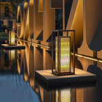 Classic Asian Courtyard Rectangular LED Outdoor Light - Lamp Outdoor