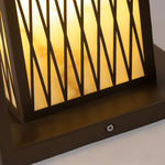 Classic Asian Courtyard Rectangular LED Outdoor Light - Lamp Outdoor