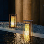 Classic Asian Courtyard Rectangular LED Outdoor Light - Lamp Outdoor