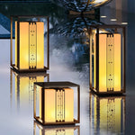 Elegant Retro Outdoor Garden Lamp with Refined Line Design - Lamp Outdoor