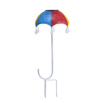 Retro Umbrella Solar Lights Colorful, Iron-Crafted Outdoor Pathway Lighting - Lamp Outdoor