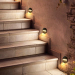 Round Creative Waterproof Stair Lights Outdoor Wall Lights Step Lights Stairway Sconces - Lamp Outdoor