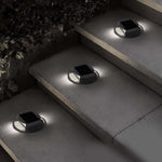 Round Solar LED Step/Deck Light - Lamp Outdoor
