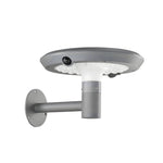 Round Solar-Powered LED Outdoor Wall Light with Motion Sensor - Lamp Outdoor