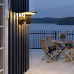 Round UFO-shaped LED Waterproof Solar Modern Outdoor Sconces Wall Lamp - Lamp Outdoor