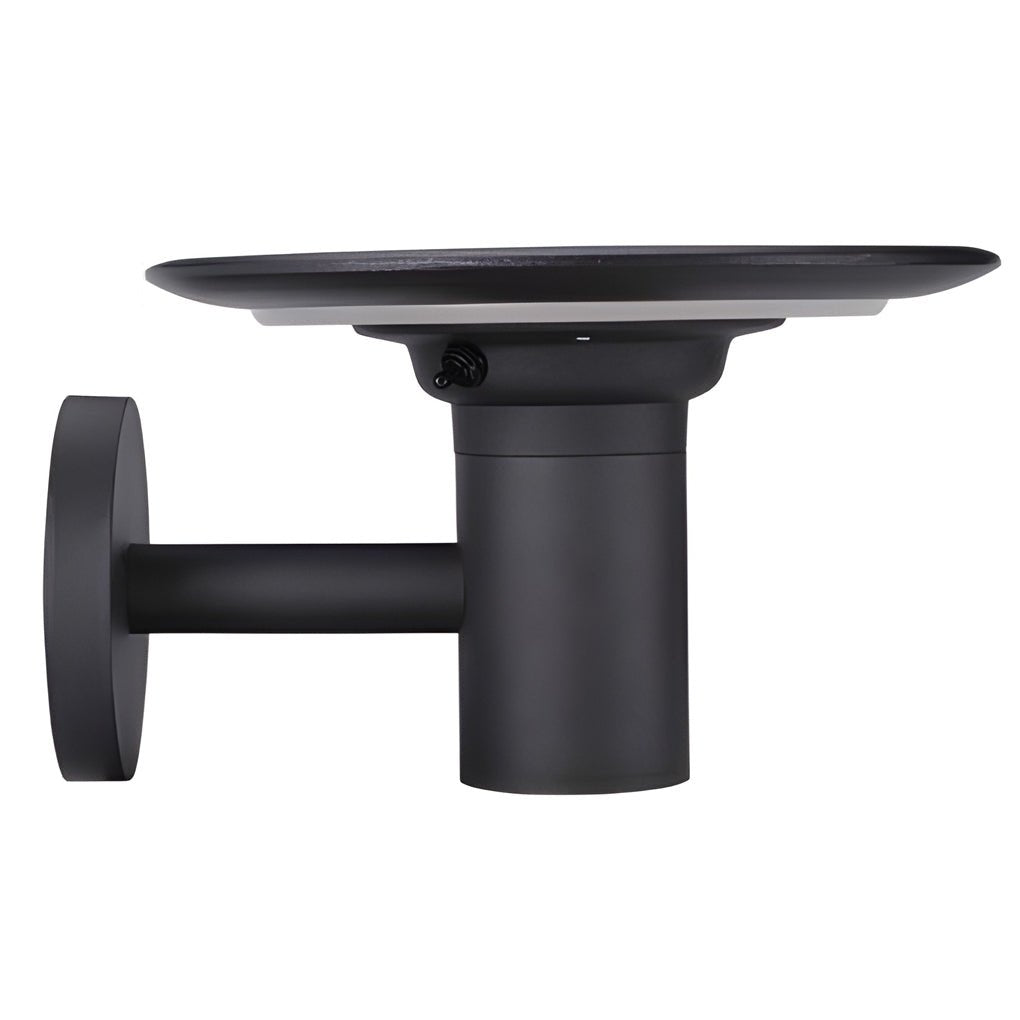 Round UFO-shaped LED Waterproof Solar Modern Outdoor Sconces Wall Lamp - Lamp Outdoor