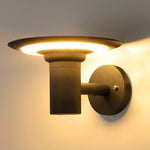 Round UFO-shaped LED Waterproof Solar Modern Outdoor Sconces Wall Lamp - Lamp Outdoor