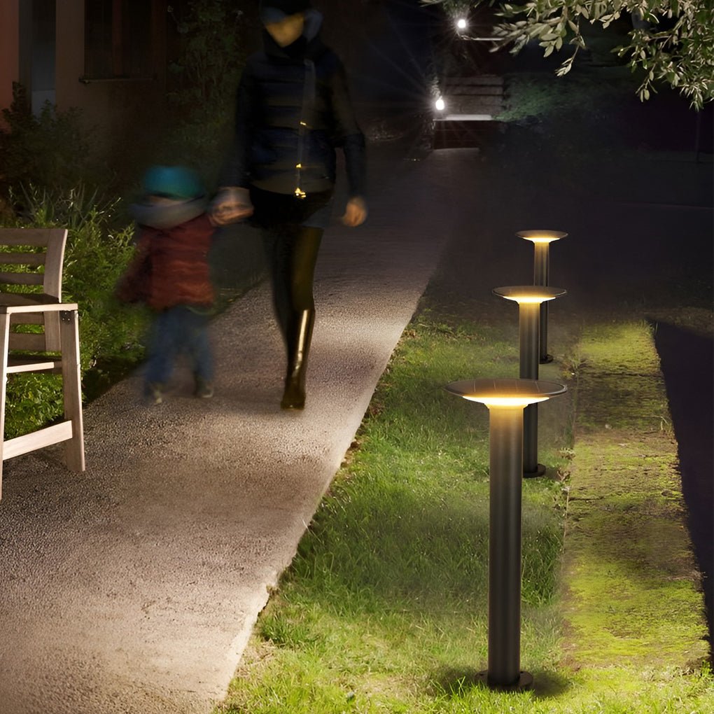Innovative UFO-Shaped Solar Pathway Lights Durable Outdoor Lighting - Lamp Outdoor