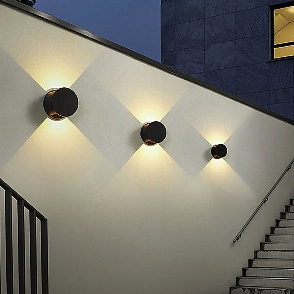 Round Up and Down Lights Waterproof LED Wall Lights for Indoor Outdoor Balcony - Lamp Outdoor