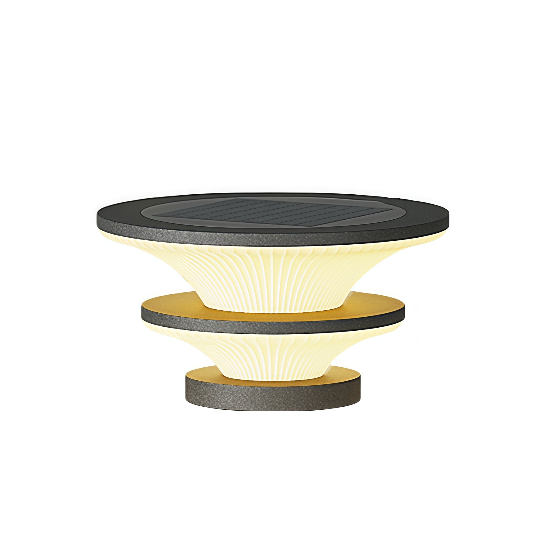 Waterproof Patio Pillar Lights Round Modern - Lamp Outdoor