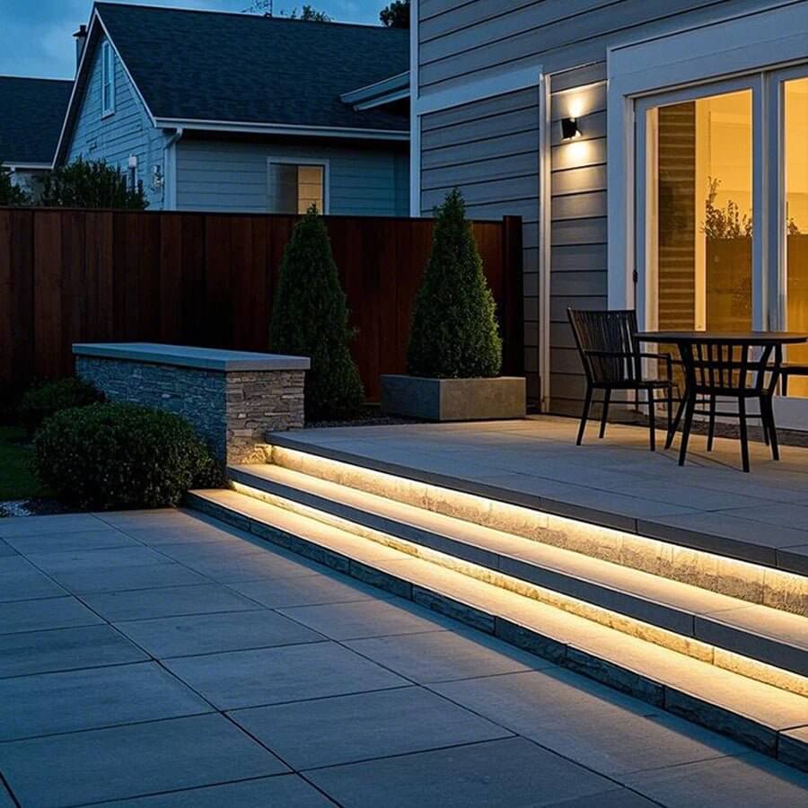 Seamless Corner-Mount LED Strip Light Industrial Style Silicone Lighting - Lamp Outdoor