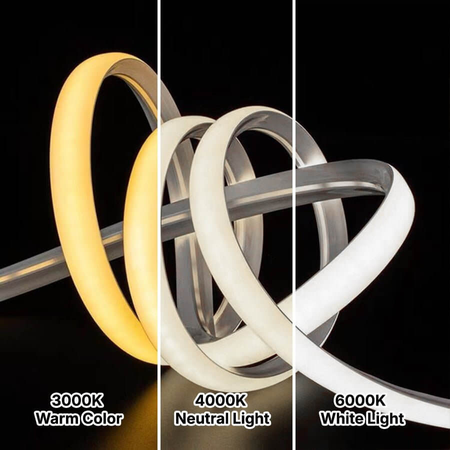 Seamless Corner-Mount LED Strip Light Industrial Style Silicone Lighting - Lamp Outdoor