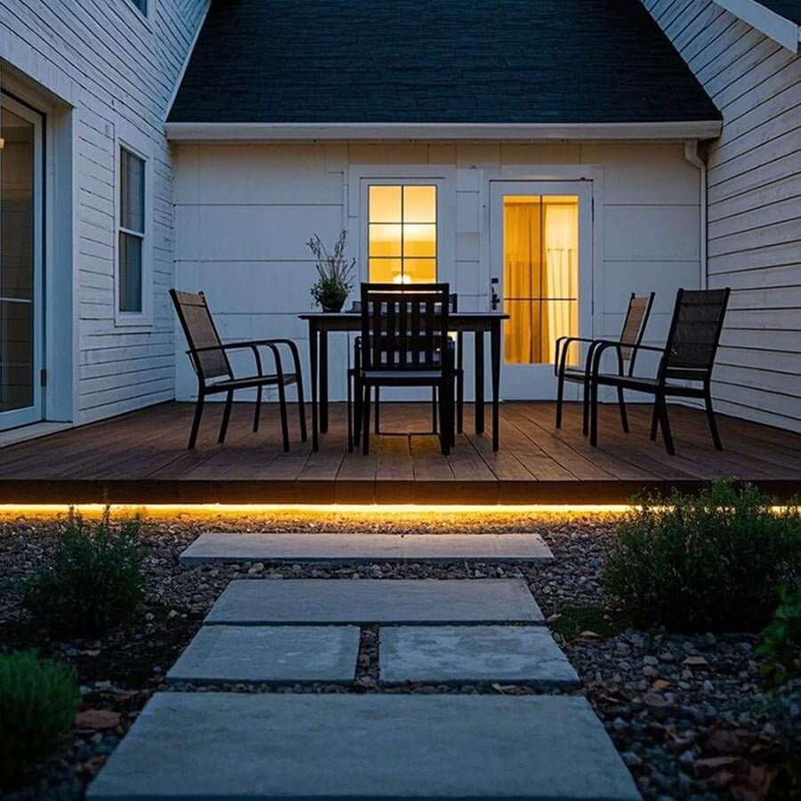 Seamless Corner-Mount LED Strip Light Industrial Style Silicone Lighting - Lamp Outdoor